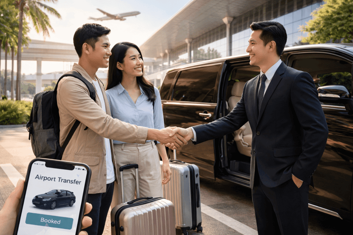 5 ข้อดี จองรถรับส่งสนามบิน (Airport Transfer) ล่วงหน้า สะดวกสบาย ไร้กังวล!