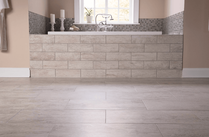 Bathroom flooring from JP Flooring