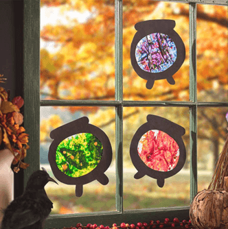 halloween crafts - witch's cauldron