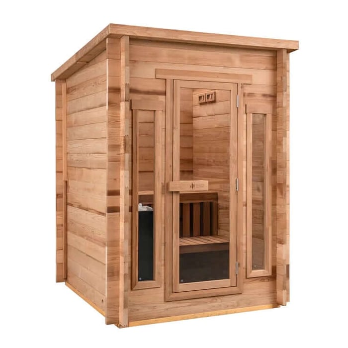 two tier sauna for two people