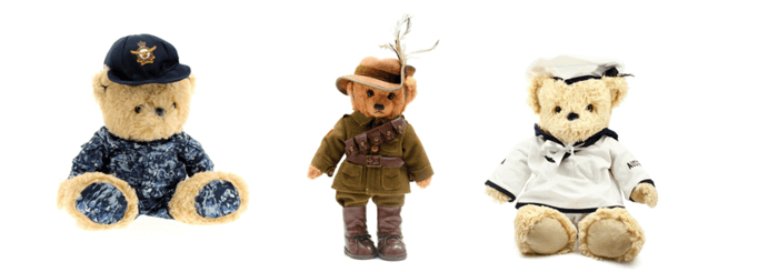 Defence gifts bears