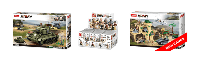 A group of toys in boxesDescription automatically generated