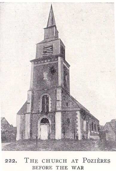 The Church at Pozieres before the war.