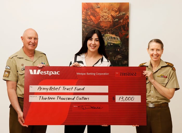 ARTF Cheque Handover