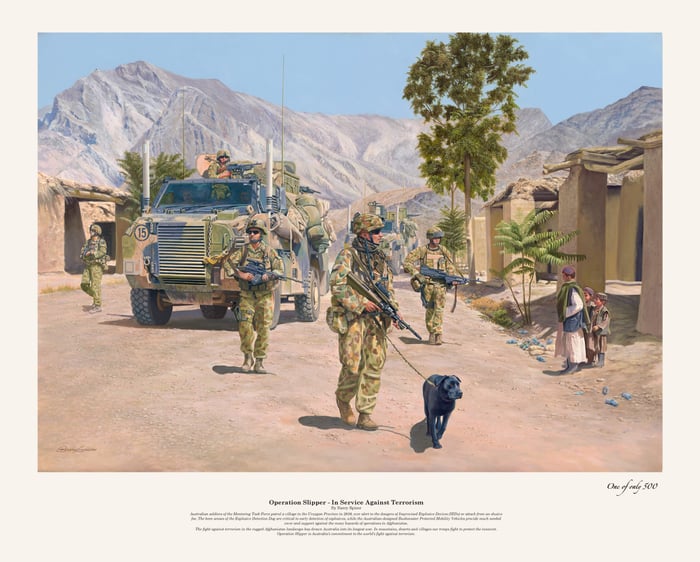 MS26579 - Operation Slipper Unframed LTD Print