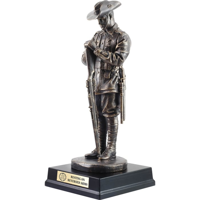 Resting on Reversed Arms Digger Figurine full size