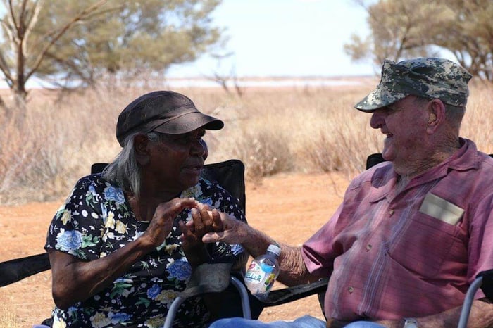 Rita Cutter and Keith Payne VC AM