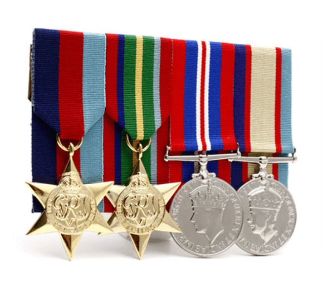 Quality WW2 Pacific 4 Court Mounted