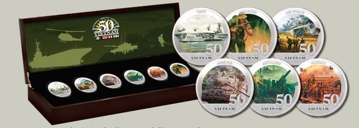 Vietnam 50 medallions