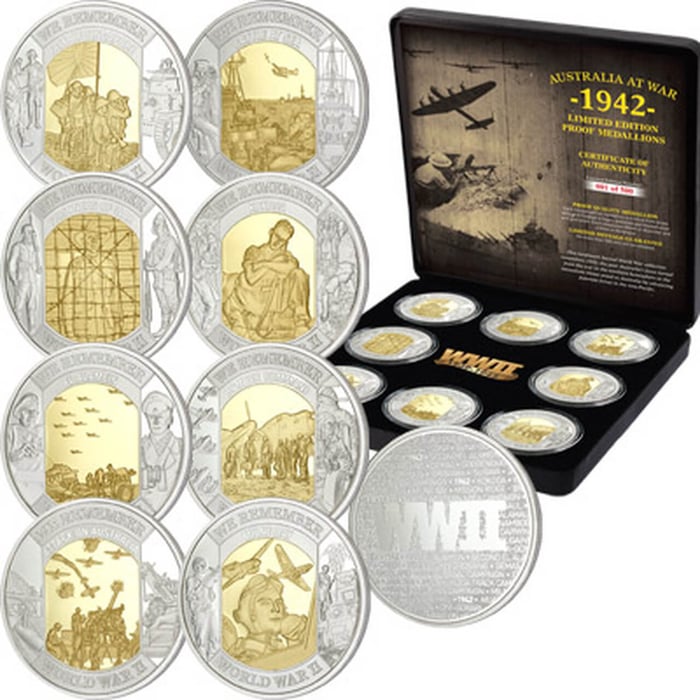 WW2 1942 Limited Edition Medallions