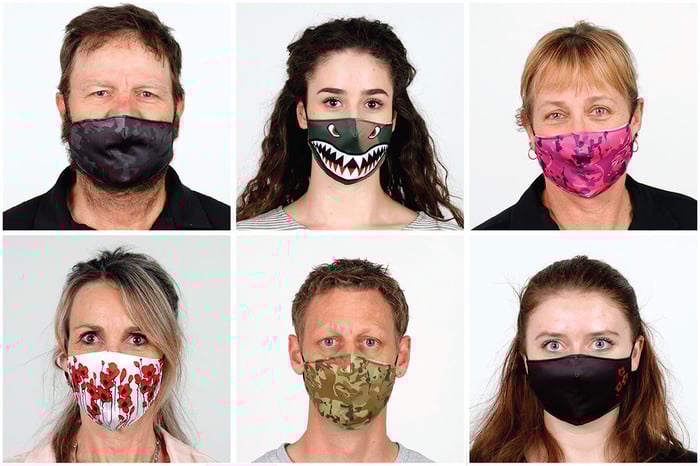 Be safe. Be You. Keeping our community safe with Contact Gear Face Masks.
