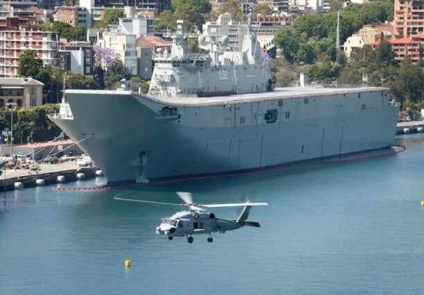 Amazing on ship concert shares Australia's pride