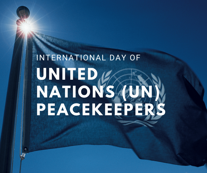 Recognising the role of United Nations Peacekeepers