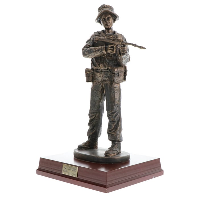 female recruit figurine