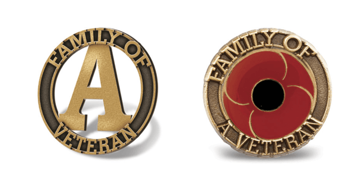 Family of  A Veteran Badges