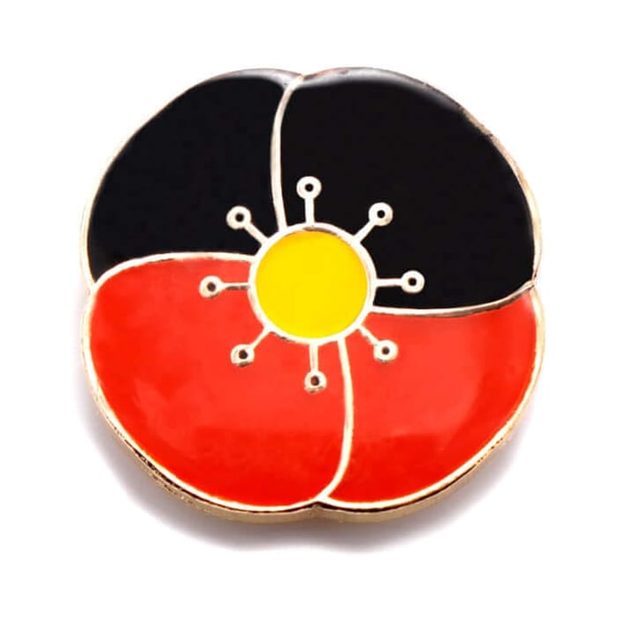 Remembrance Day badge Indigenous Service
