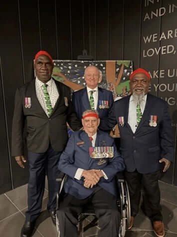 Keith Payne with community leaders