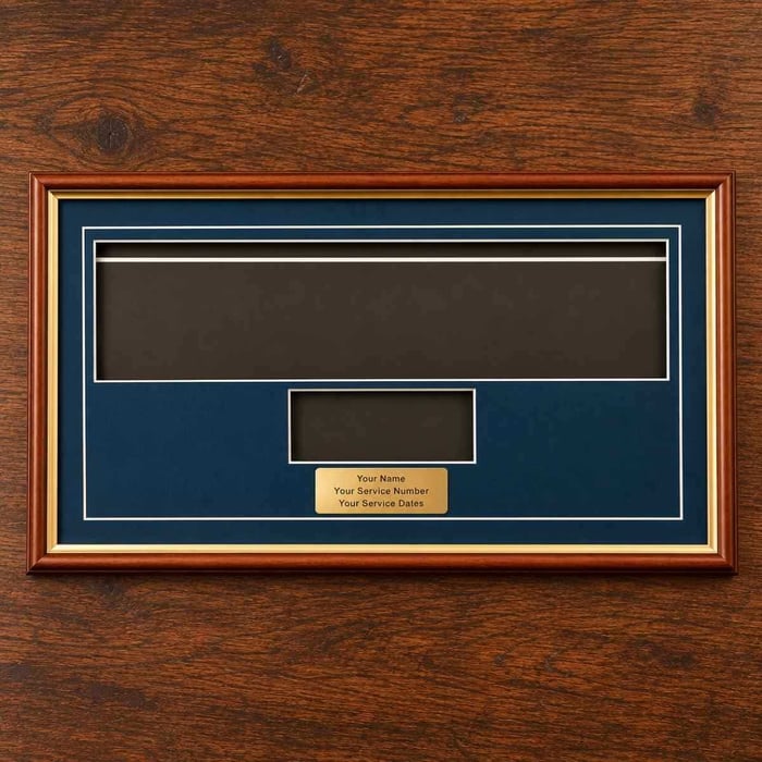 medal display frame for mounting medals