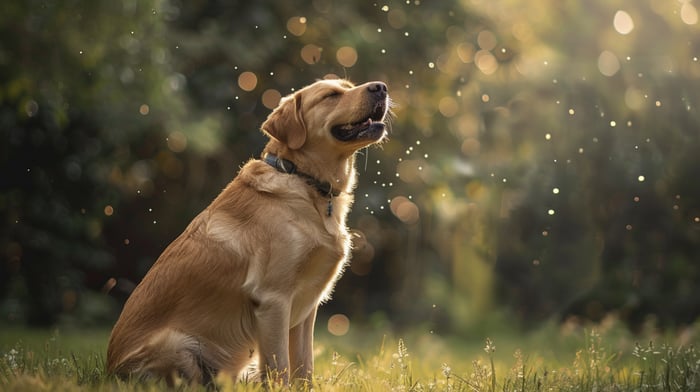 dog nose's environmental response 