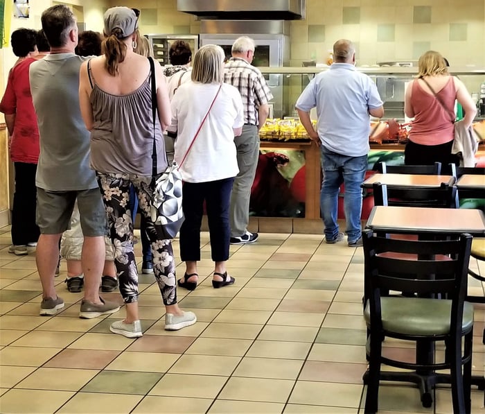 Take away restaurant