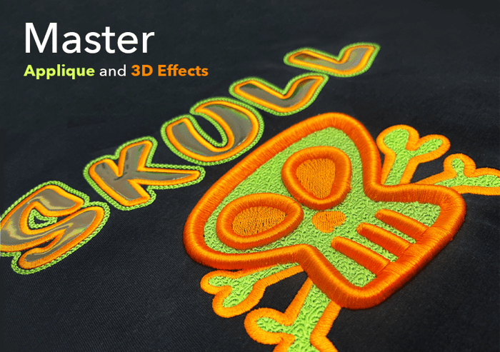 Appliqué and a Bevelled 3D Effect