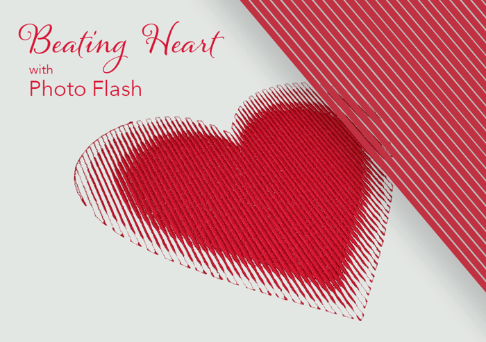 Beating Heart with Photo Flash