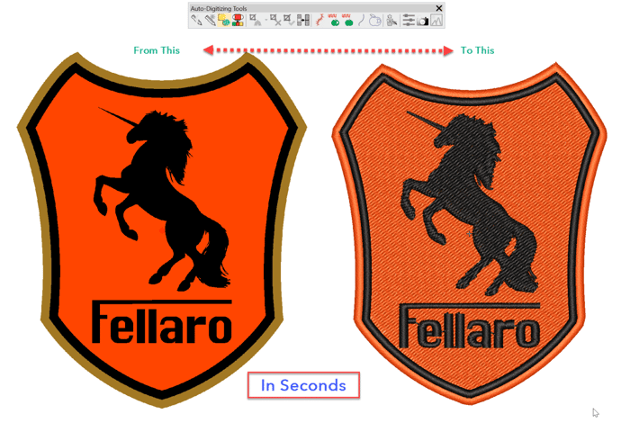 Auto Digitizing with Decorating