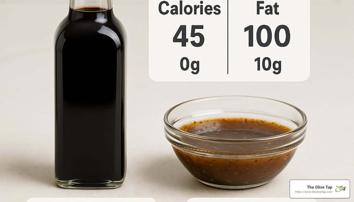balsamic vinegar vs balsamic vinaigrette comparison - is balsamic vinaigrette fattening