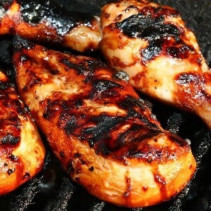 Grilling Food Using Extra Virgin Olive Oil