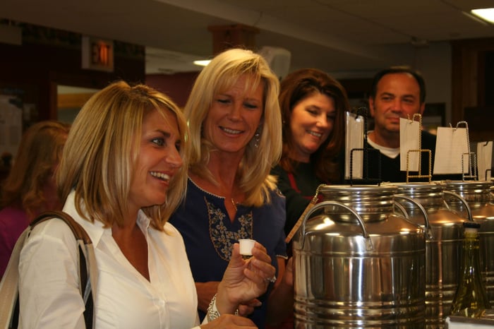 Tasting Flavored Olive Oils at The Olive Tap