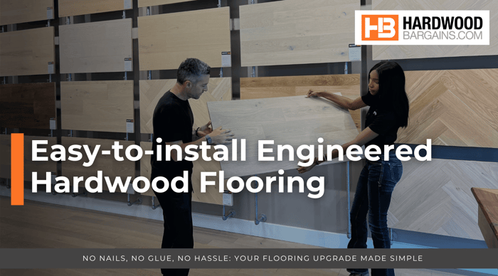 Easy-to-install Engineered Hardwood Flooring