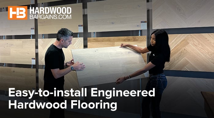 Easy-to-install Engineered Hardwood Flooring