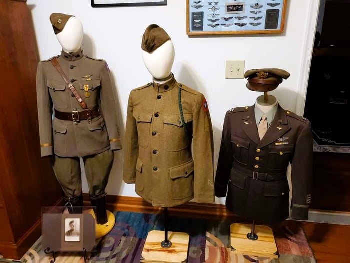 Military Uniform Display