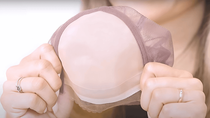 A picture of a lace front wig cap