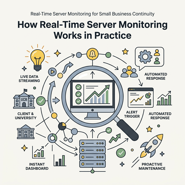 How Real-Time Server Monitoring Works in Practice