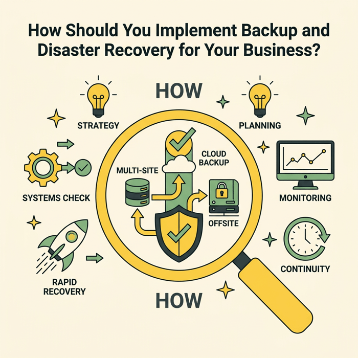 How Should You Implement Backup and Disaster Recovery for Your Business?