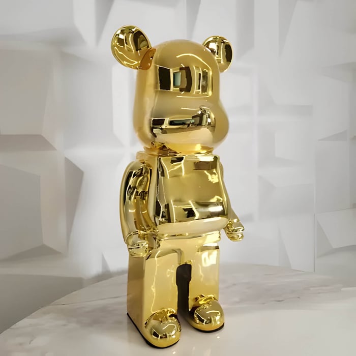 50cm Gold Giant bears sculpture