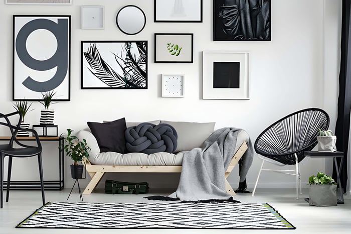 grey living room design