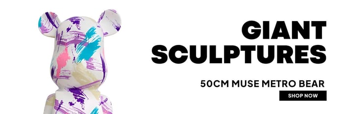 50cm Muse Bear Sculpture buy now banner