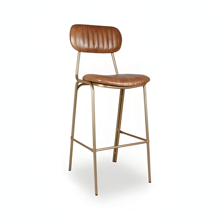 Retro-inspired bar stool