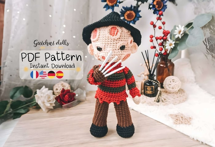 Freddie Kruger from Nightmare Crochet