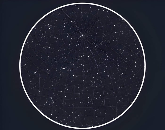a constellation star map