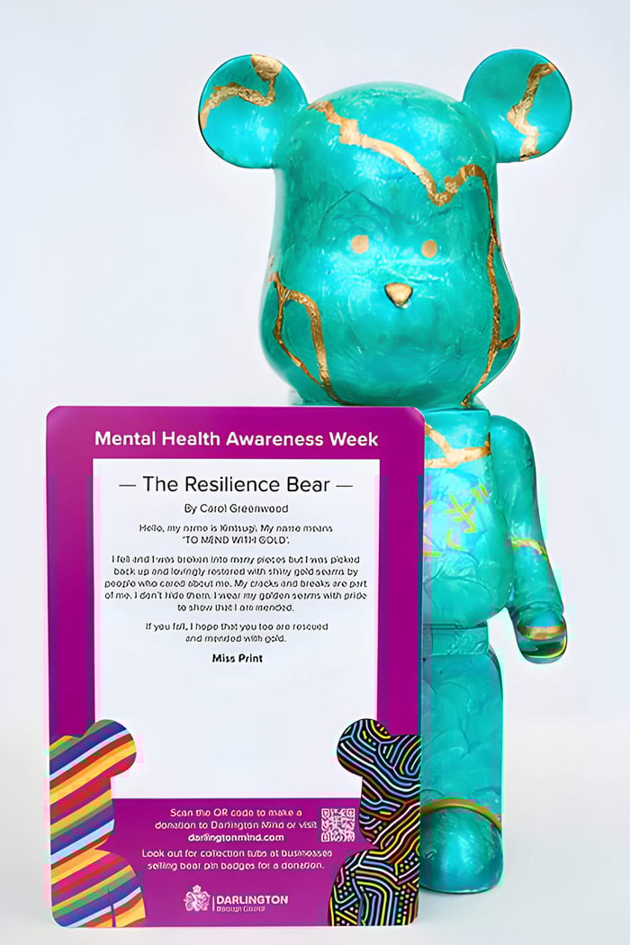 The resilience bear from darlington bear trail