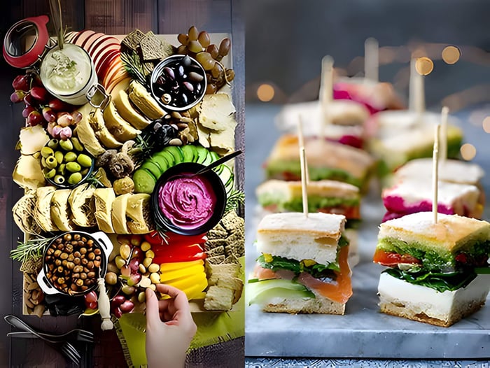 2 appetiser boards