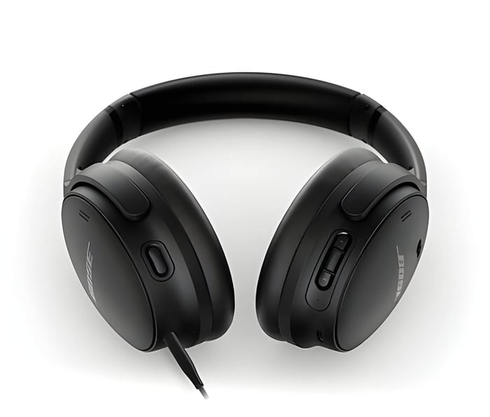 Bose black headphones