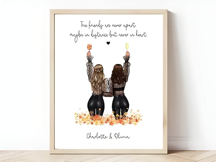 Personalised arty version for friends photos