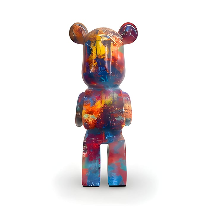 Obsidian Giant Bears sculpture