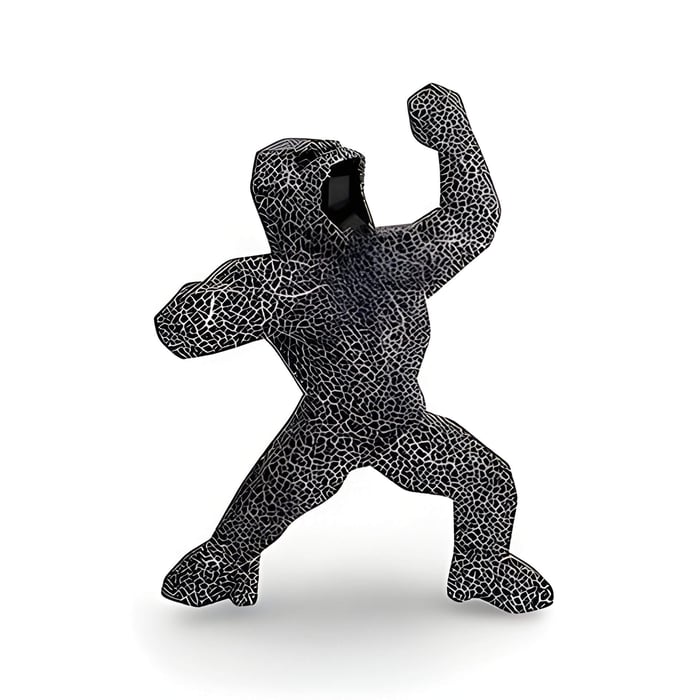magma gorilla sculpture