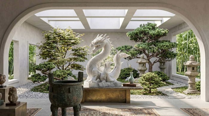 esigner garden sculpture in aspirational outdoor setting — Giant Sculptures.