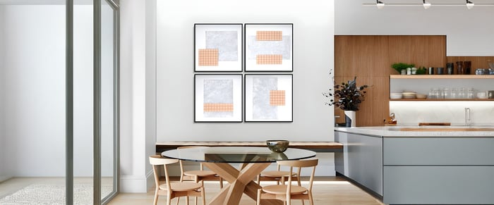 How to Match Dining Room Wall Art with Your Table & Lighting